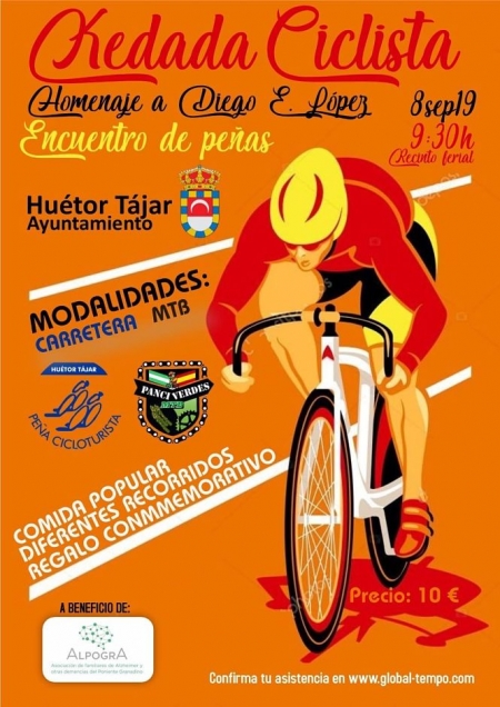 `Kedada ciclista` en Huétor Tájar (AYTO. HUÉTOR TÁJAR) `Kedada ciclista` en Huétor Tájar (AYTO. HUÉTOR TÁJAR)