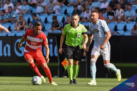 Montoro realizó un gran encuentro ante el Celta de Vigo (JOSÉ M. BALDOMERO)