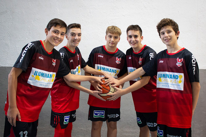 Jugadores de la Fundación CB Granada que estarán en el Campeonato de Andalucia (FUNDACIÓN CB GRANADA)