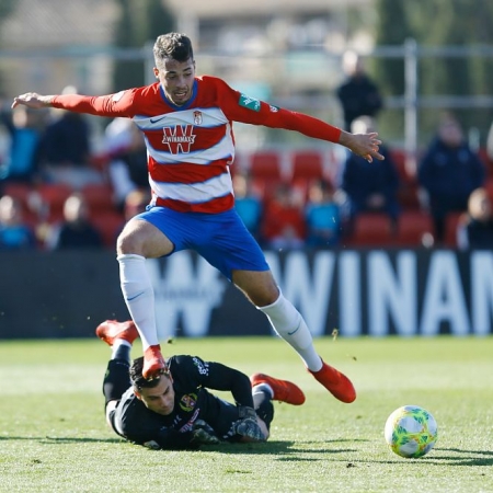 El Recreativo quiere solucionar sus problemas con el gol (GRANADA CF) El Recreativo quiere solucionar sus problemas con el gol (GRANADA CF)