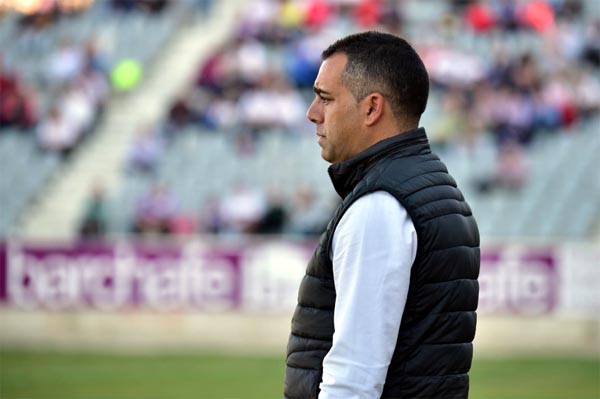 Germán Crespo durante un partido con el Real Jaén (REAL JAÉN)