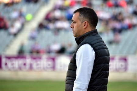 Germán Crespo durante un partido con el Real Jaén (REAL JAÉN) Germán Crespo durante un partido con el Real Jaén (REAL JAÉN)
