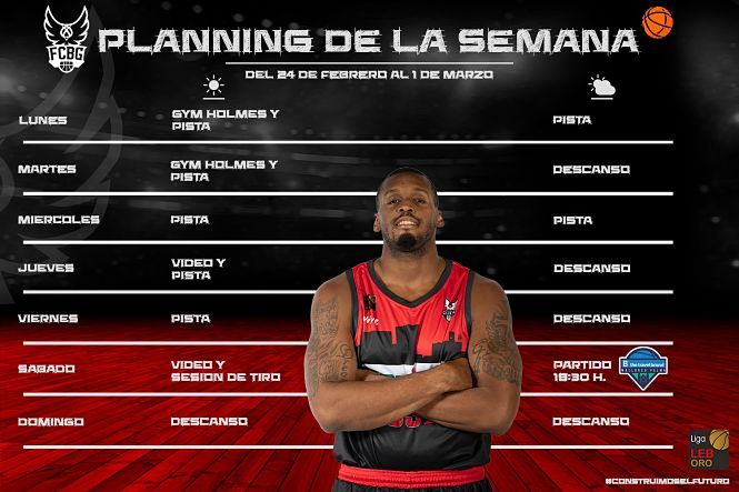 Plan Semanal del Covirán Granada (FUNDACIÓN CB GRANADA) 