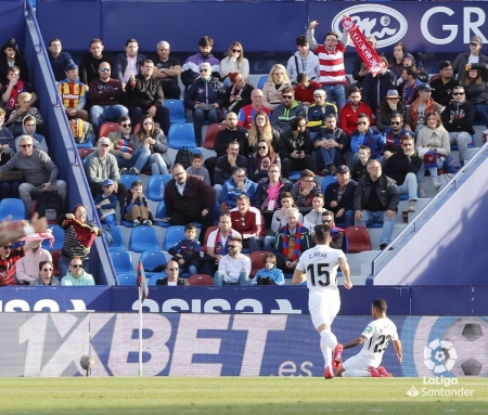 Darwin Machís celebra el tanto en el Ciudad de Valencia (LA LIGA) Darwin Machís celebra el tanto en el Ciudad de Valencia (LA LIGA)