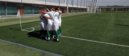 La Selección andaluza celebra uno de los goles (RFAF) La Selección andaluza celebra uno de los goles (RFAF)