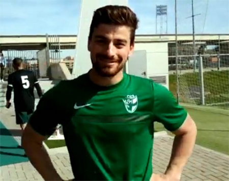 Jordi con la camiseta de la Selección Andaluza de Fútbol (RFAF) Jordi con la camiseta de la Selección Andaluza de Fútbol (RFAF)