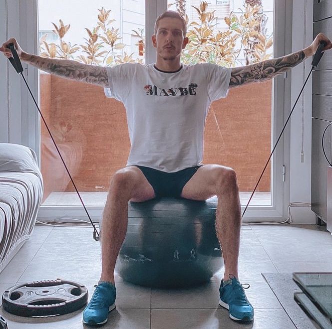 Andorinha entrenando en casa (GRANADA CF) 
