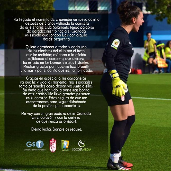 Carta de despedida de Maria Valenzuela