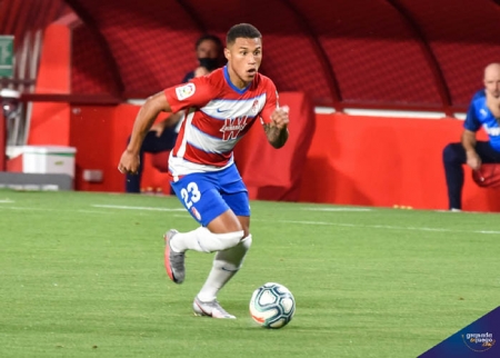 Darwin Machís en una acción en el último duelo en casa ante el Valencia (JOSÉ M. BALDOMERO) Darwin Machís en una acción en el último duelo en casa ante el Valencia (JOSÉ M. BALDOMERO)