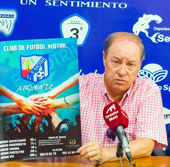 Manuel García Albarral, presidente del CF Motril