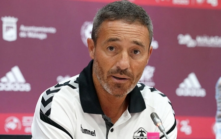 Óscar Cano en la rueda de prensa previa a la final (RFEF) 