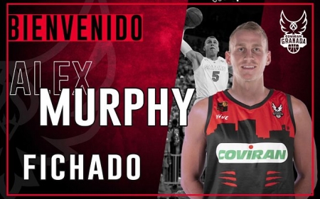 Álex Murphy es nuevo jugador del Covirán Granada (FUNDACIÓN CB GRANADA) Álex Murphy es nuevo jugador del Covirán Granada (FUNDACIÓN CB GRANADA)