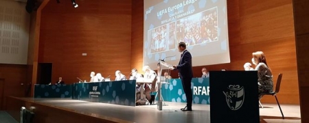 Pablo Lozano durante la asamblea de la RFAF (RFAF) Pablo Lozano durante la asamblea de la RFAF (RFAF)