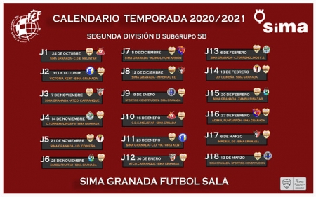 Calendario del Sima Granada (SIMA GRANADA) Calendario del Sima Granada (SIMA GRANADA)