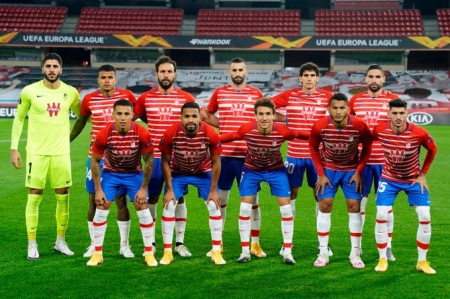 Once inicial del Granada en el debut del `Nuevo Los Cármenes´ en Europa League (GCF)