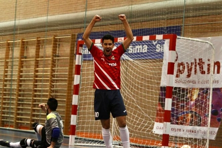 El Sima Granada celebra su gol (JOSÉ VELASCO/GRJ) El Sima Granada celebra su gol (JOSÉ VELASCO/GRJ)