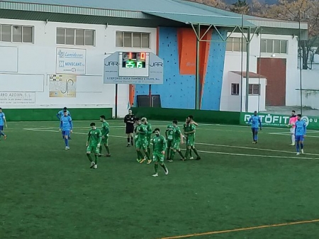 El Atlético Mancha Real celebra el segundo gol (ATLÉTICO MANCHA REAL) El Atlético Mancha Real celebra el segundo gol (ATLÉTICO MANCHA REAL)