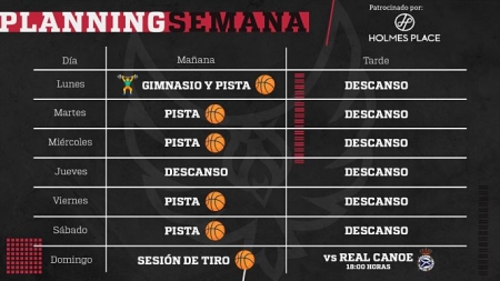 Planning semanal del Covirán Granada (FUNDACIÓN CB GRANADA)