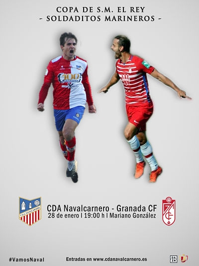 Cartel del partido ideado por el Navalcarnero, que buscará seguir agrandando su leyenda (CDA NAVALCARNERO)