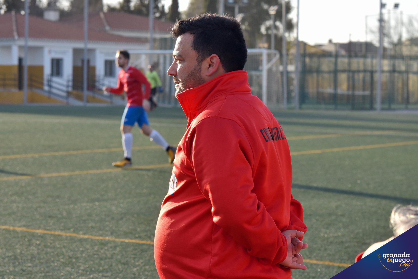 Romario durante un partido con el Cúllar Vega 