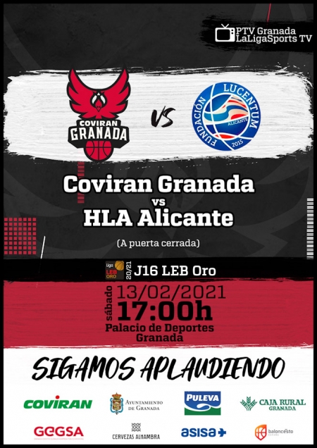 El Covirán Granada recibirá a HLA Alicante (FUNDACIÓN CB GRANADA)