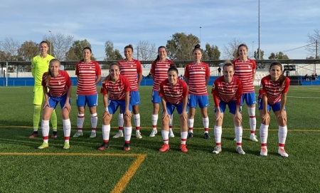 Once inicial del Granada Femenino esta tarde en Cáceres (GCF FEMENINO)