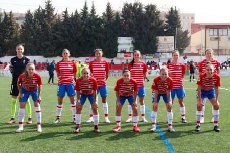 Once inicial del Granada Femenino en el mediodía de hoy (GCF FEMENINO)