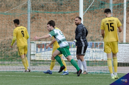 José Requena abrió el marcador del derbi a los cinco minutos (JOSÉ M. BALDOMERO)