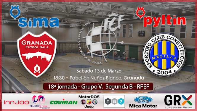El Sima Granada recibirá a Sporting Constitución (SIMA GRANADA) 
