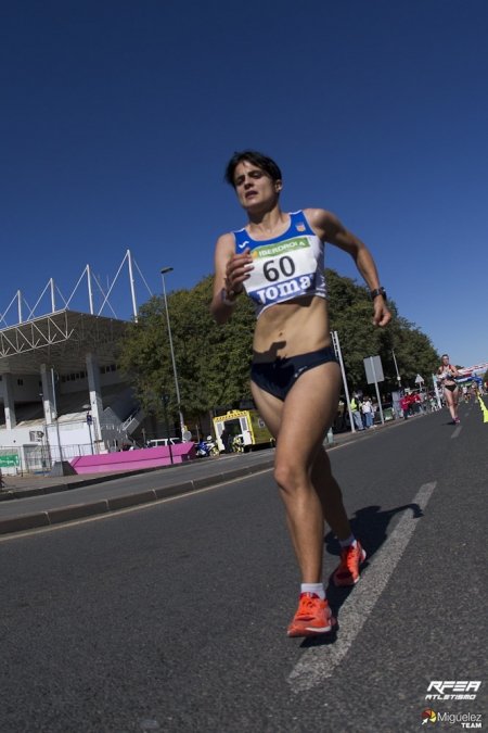 María Pérez durante la prueba celebrada en Murcia (REAL FEDERACIÓN ESPAÑOLA DE ATLETISMO) María Pérez durante la prueba celebrada en Murcia (REAL FEDERACIÓN ESPAÑOLA DE ATLETISMO)