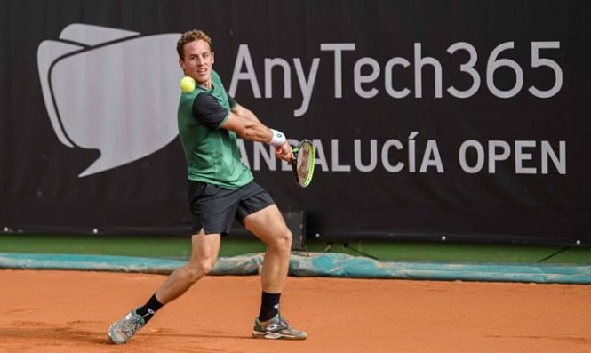  Roberto Carballés durante el partido (LAWEBDELTENIS