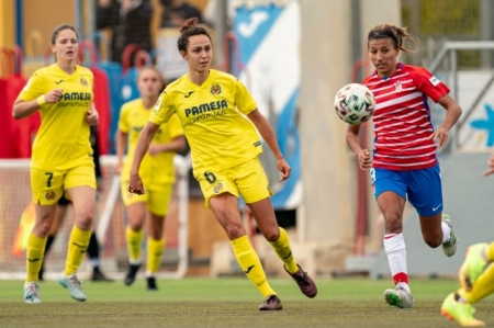 Pamela González, durante un lance del encuentro (VILLARREAL CF)