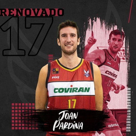 Joan Pardina cumplirá su cuarta temporada con el Covirán Granada (FUNDACION CB GRANADA) Joan Pardina cumplirá su cuarta temporada con el Covirán Granada (FUNDACION CB GRANADA)