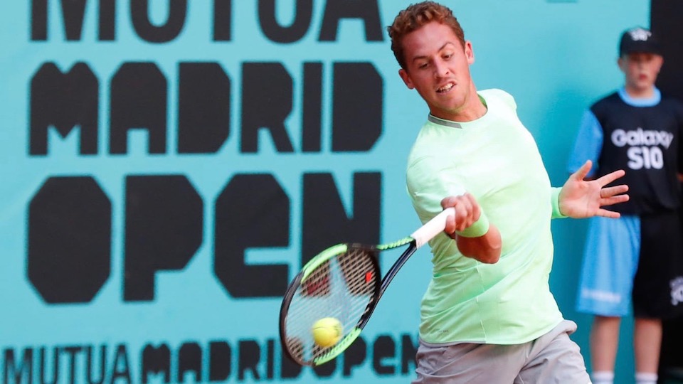 Roberto Carballés en su participación en el Mutua Open Madrid de 2019 (MUTUA OPEN MADRID)