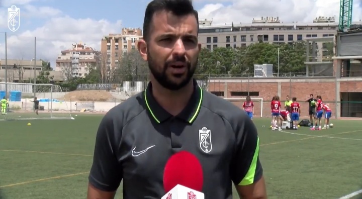 José Ángel Herrera, tras el empate del Granada ante el Alhama (GCF TV)