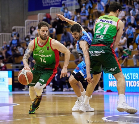 Cristian Díaz fue el máximo anotador de los nazaríes (FERMÍN RODRÍGUEZ / FUNDACIÓN CB GRANADA) Cristian Díaz fue el máximo anotador de los nazaríes (FERMÍN RODRÍGUEZ / FUNDACIÓN CB GRANADA)