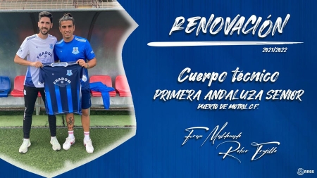 Fran Maldonado ha renovado junto a su ayudante Robert Trujillo (PUERTO DE MOTRIL CF)