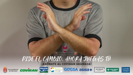 Cartel de la campaña de abonados del Covirán Granada (FUNDACIÓN CB GRANADA) Cartel de la campaña de abonados del Covirán Granada (FUNDACIÓN CB GRANADA)