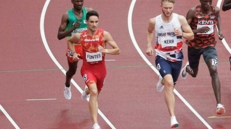 Ignacio Fontes en el tartan de Tokio (MUCHO DEPORTE) Ignacio Fontes en el tartan de Tokio (MUCHO DEPORTE)