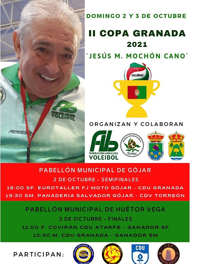 El voleibol granadino homenajeará Jesús M. Mochón Cano (VOLEIBOL GRANDA)