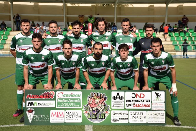 Once inicial del Céltic ante el Rincón (CÉLTIC CF) 