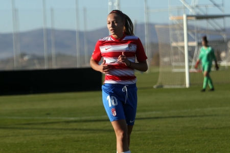 Raquel, durante el último partido del Granada ante el Alba Fundación (JOSÉ VELASCO / GRJ) Raquel, durante el último partido del Granada ante el Alba Fundación (JOSÉ VELASCO / GRJ)