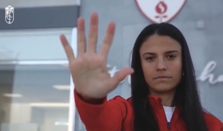 Marta Carrasco fue una de las protagonistas del spot del Granada CF en contra de la violencia de género (GCF TV) Marta Carrasco fue una de las protagonistas del spot del Granada CF en contra de la violencia de género (GCF TV)