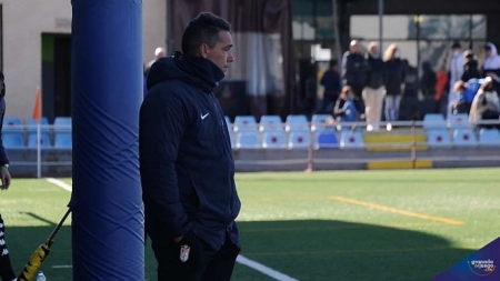 Juan Antonio Milla durante un partido de esta temporada (JOSÉ M. BALDOMERO) Juan Antonio Milla durante un partido de esta temporada (JOSÉ M. BALDOMERO)