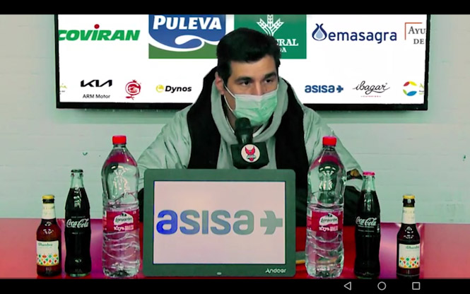 Rueda de prensa previa de Pablo Pin (FUNDACIÓN CB GRANADA) 