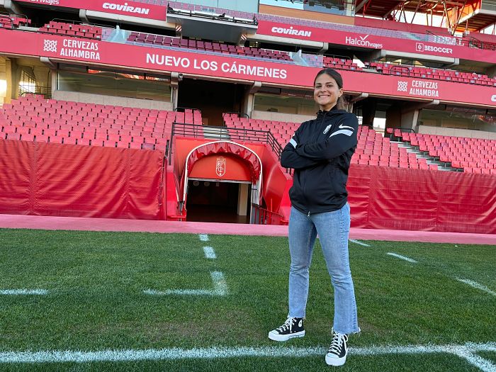 Laura Pérez, en el `Nuevo Los Cármenes` (GRJ)