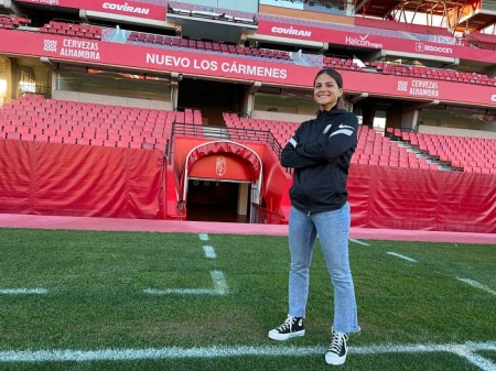 Laura Pérez, en el `Nuevo Los Cármenes` (GRJ) Laura Pérez, en el `Nuevo Los Cármenes` (GRJ)