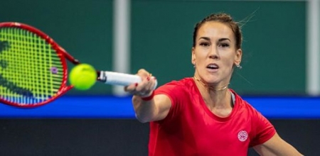  Nuria Parrizas durante un torneo (MARTIN DIVISEK / EFE)