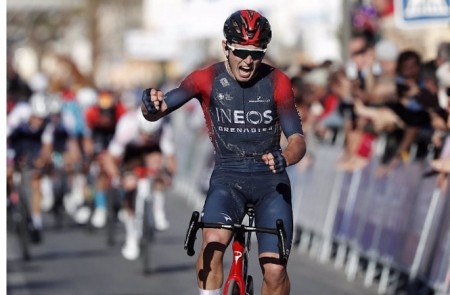 El ciclista estadounidense Magnus Sheffield gana la tercera etapa de la Vuelta a Andalucía Ruta del Sol (INEOS GRENADIERS) El ciclista estadounidense Magnus Sheffield gana la tercera etapa de la Vuelta a Andalucía Ruta del Sol (INEOS GRENADIERS)