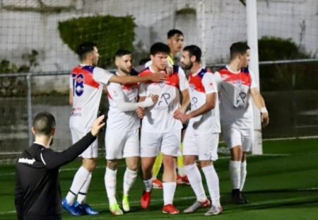 El Atletismo Padul celebra uno de los goles (JOSÉ ANDRÉS FERNÁNDEZ)